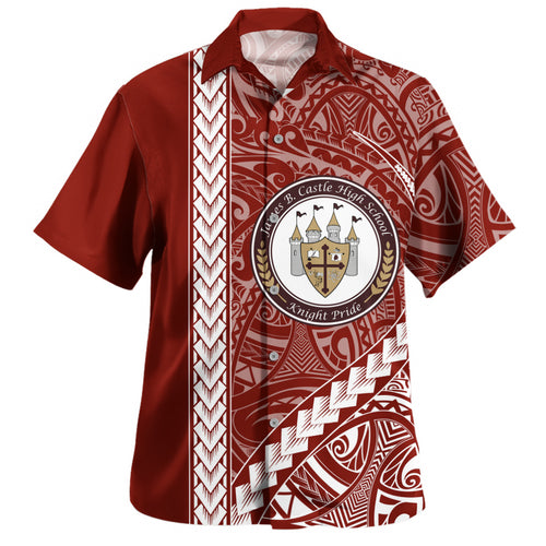 James B. Castle High School Hawaiian Shirt Tribal Polynesian Pride Style