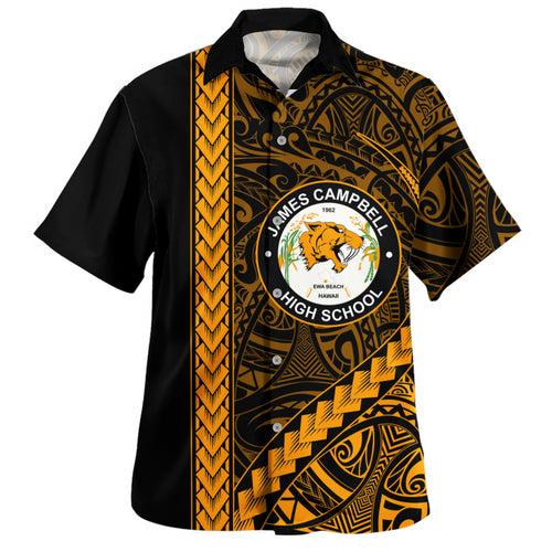 James Campbell High School Hawaiian Shirt Tribal Polynesian Pride Style