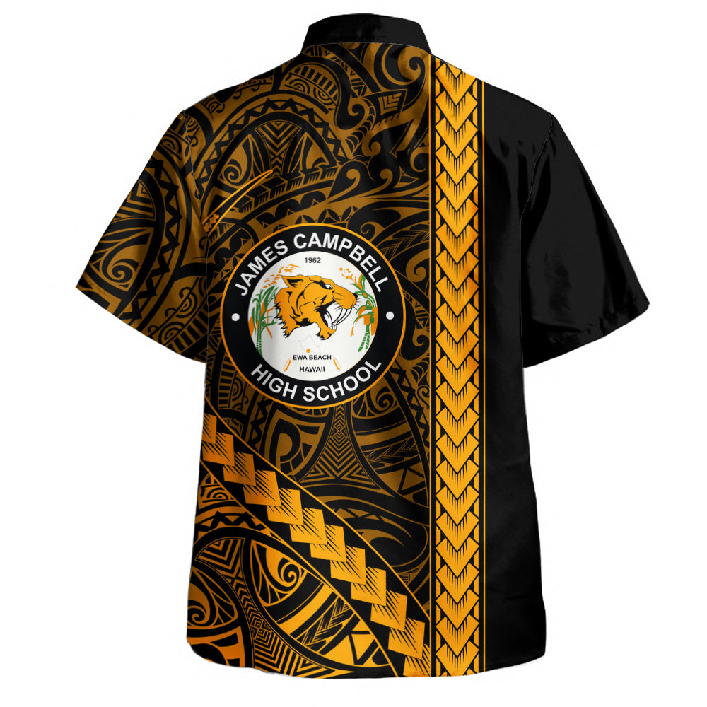 James Campbell High School Hawaiian Shirt Tribal Polynesian Pride Style