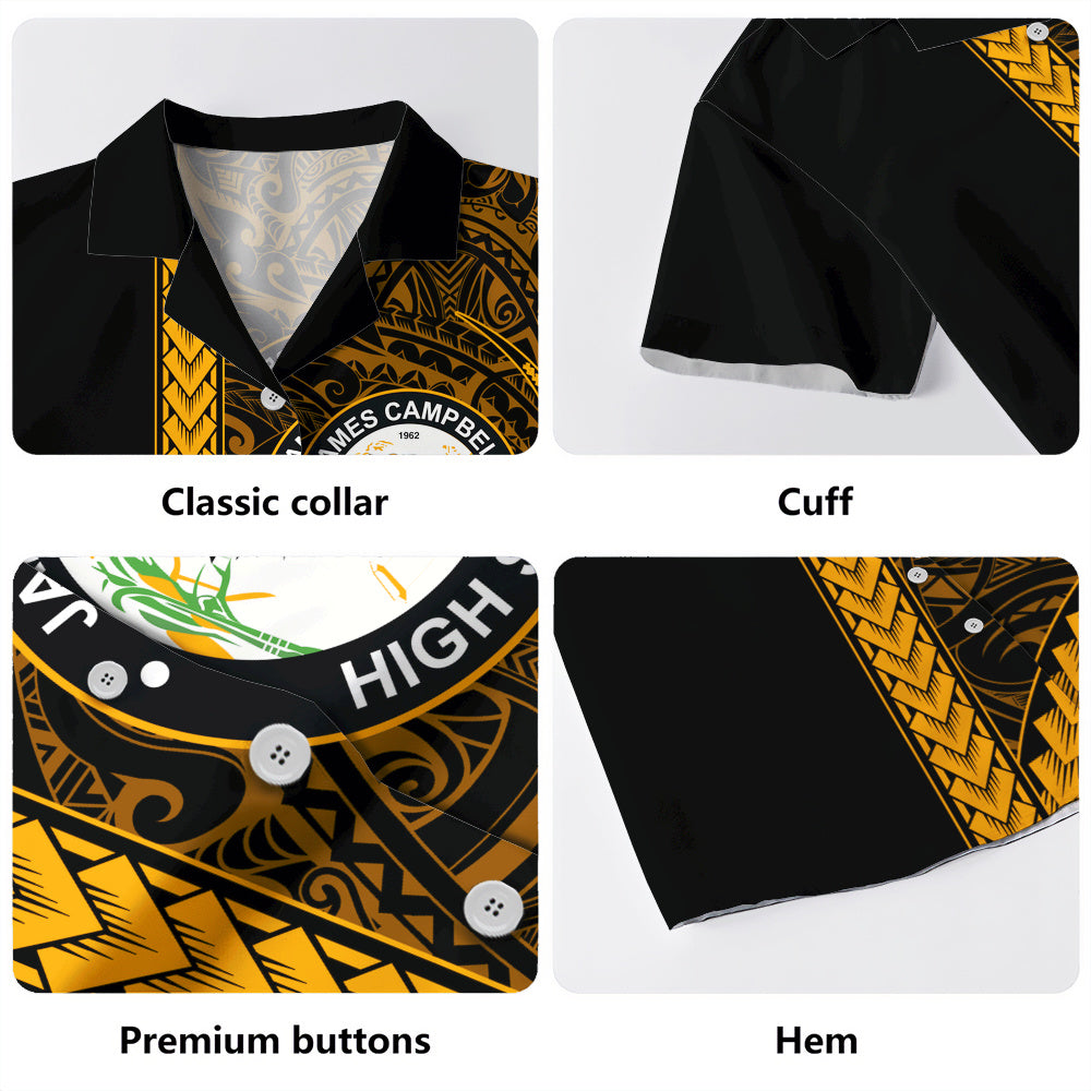 James Campbell High School Hawaiian Shirt Tribal Polynesian Pride Style