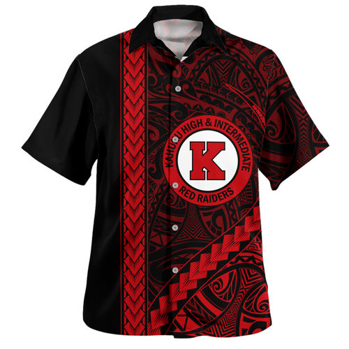 Kahuku High & Intermediate School Hawaiian Shirt Tribal Polynesian Pride Style