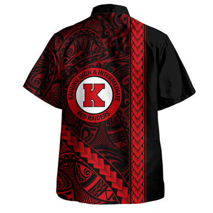 Kahuku High & Intermediate School Hawaiian Shirt Tribal Polynesian Pride Style