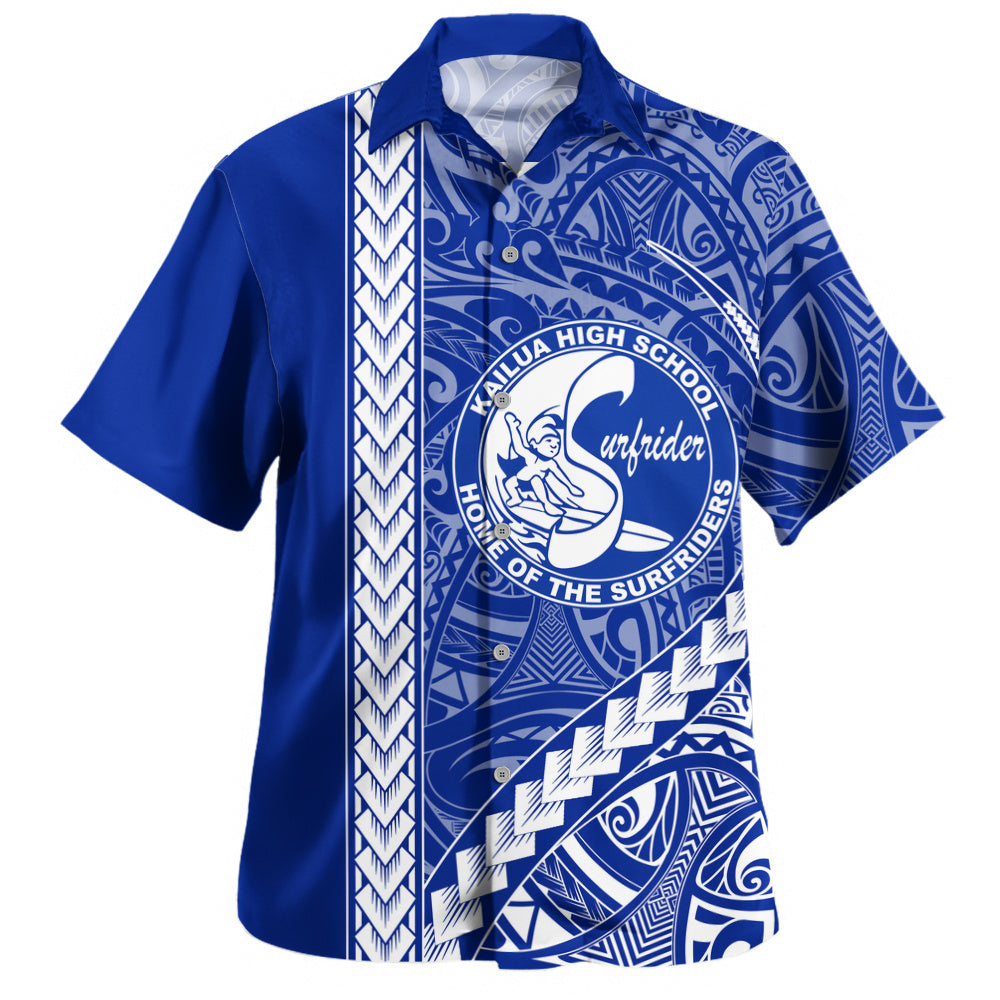 Kailua High School Hawaiian Shirt Tribal Polynesian Pride Style