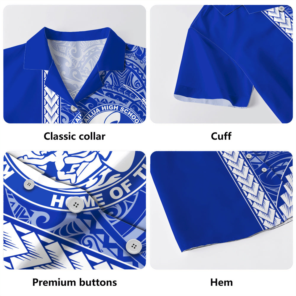 Kailua High School Hawaiian Shirt Tribal Polynesian Pride Style