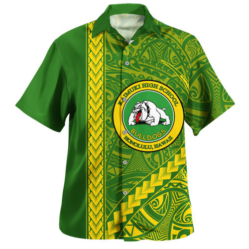 Kaimuki High School Hawaiian Shirt Tribal Polynesian Pride Style