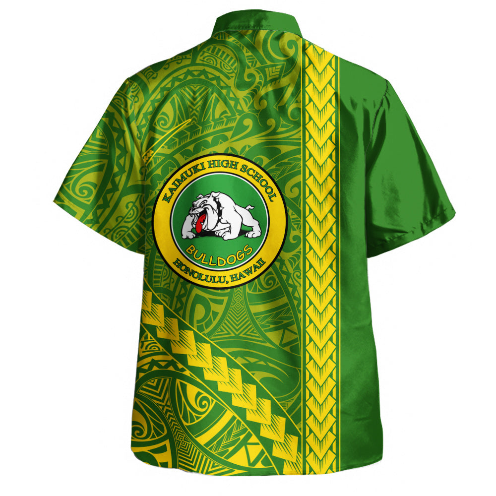 Kaimuki High School Hawaiian Shirt Tribal Polynesian Pride Style