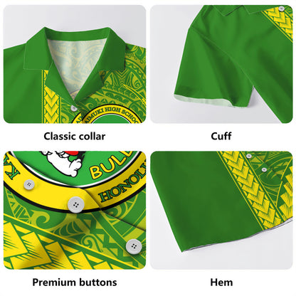 Kaimuki High School Hawaiian Shirt Tribal Polynesian Pride Style
