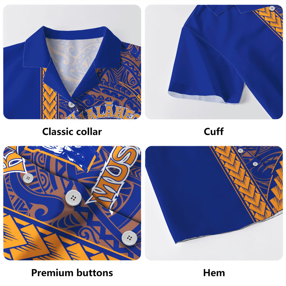 Kalaheo High School Hawaiian Shirt Tribal Polynesian Pride Style