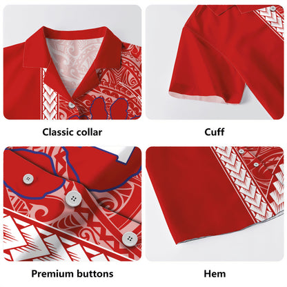 Keaʻau High School Hawaiian Shirt Tribal Polynesian Pride Style