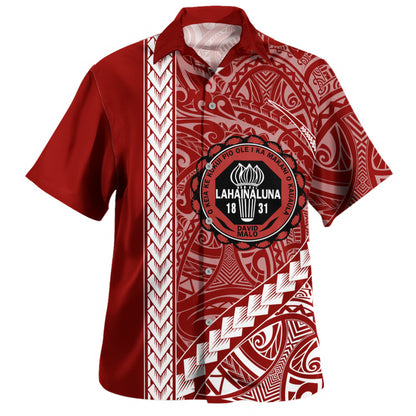 Lahainaluna High School Hawaiian Shirt Tribal Polynesian Pride Style
