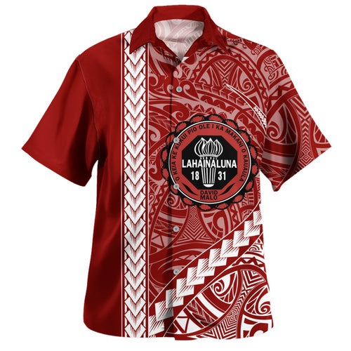 Lahainaluna High School Hawaiian Shirt Tribal Polynesian Pride Style