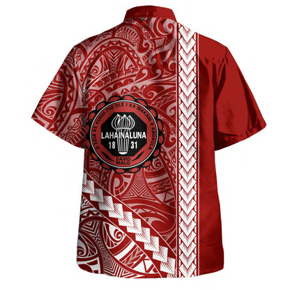 Lahainaluna High School Hawaiian Shirt Tribal Polynesian Pride Style