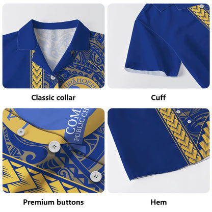 Laupāhoehoe Community Public Charter School Hawaiian Shirt Tribal Polynesian Pride Style