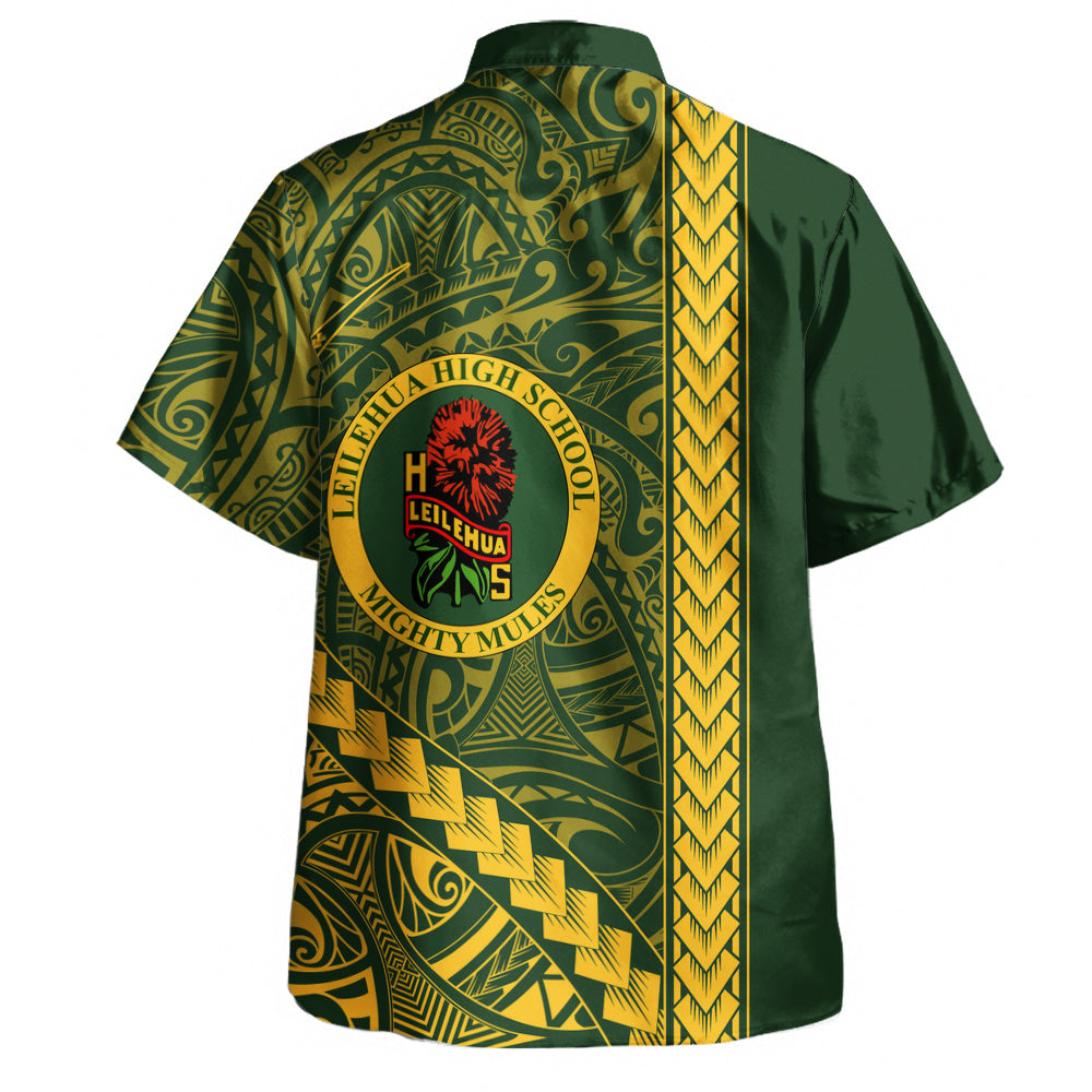 Leilehua High School Hawaiian Shirt Tribal Polynesian Pride Style