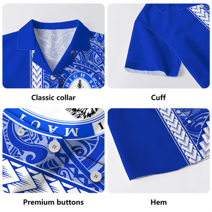 Maui High School Hawaiian Shirt Tribal Polynesian Pride Style