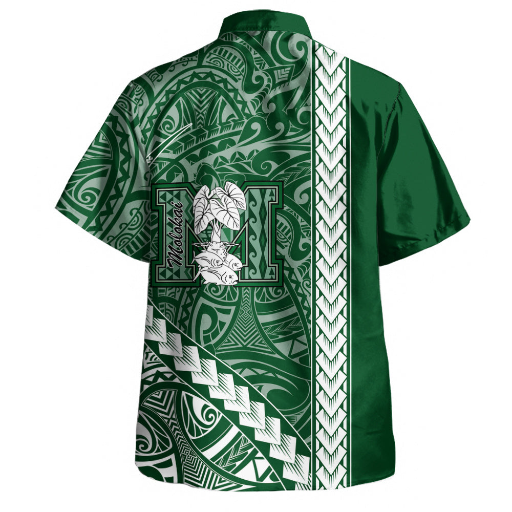 Molokaʻi High School Hawaiian Shirt Tribal Polynesian Pride Style