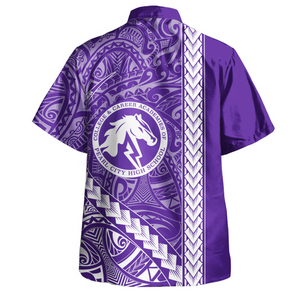 Pearl City High School (Hawaii) Hawaiian Shirt Tribal Polynesian Pride Style