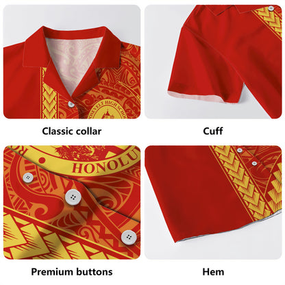 President Theodore Roosevelt High School Hawaiian Shirt Tribal Polynesian Pride Style