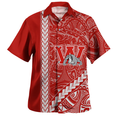 Waialua High and Intermediate School Hawaiian Shirt Tribal Polynesian Pride Style