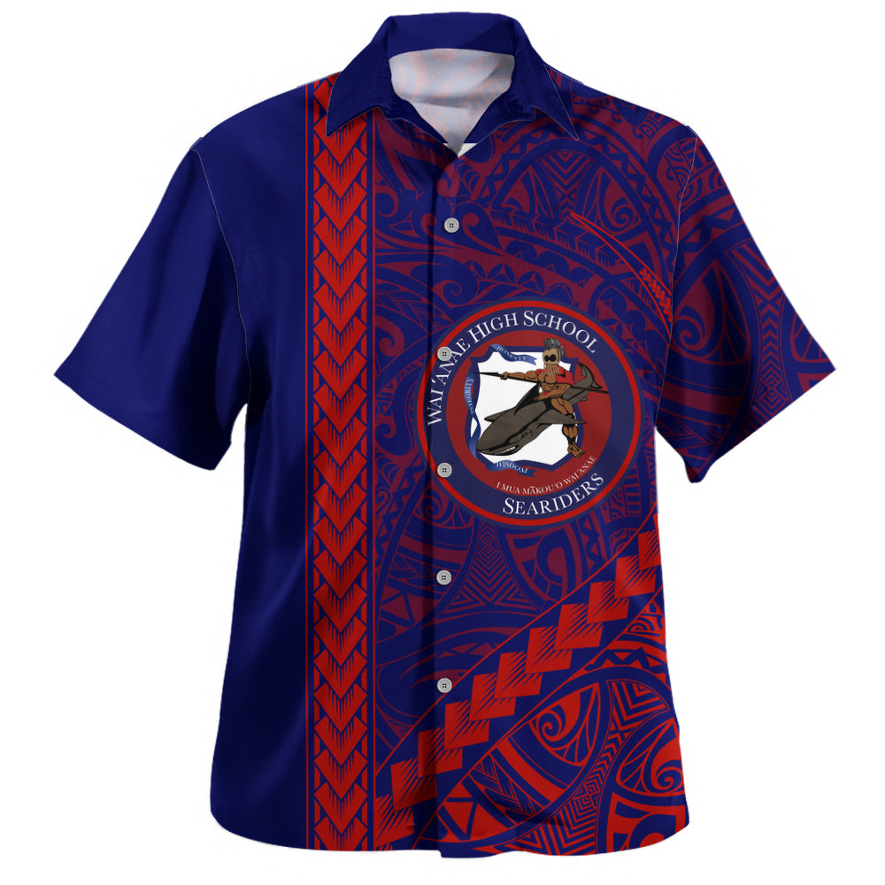 Waianae High School Hawaiian Shirt Tribal Polynesian Pride Style