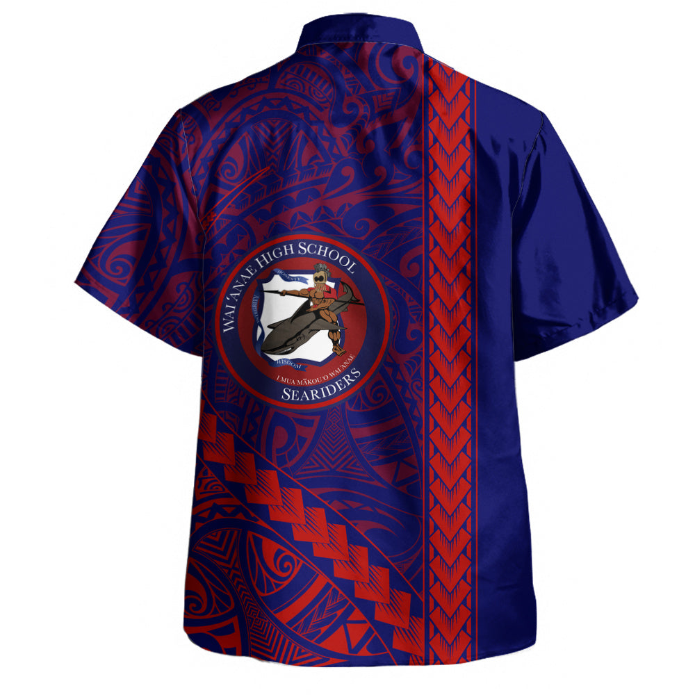 Waianae High School Hawaiian Shirt Tribal Polynesian Pride Style