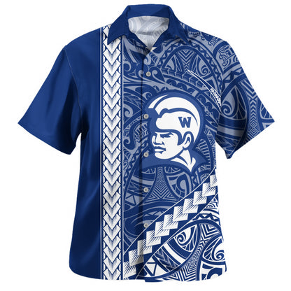 Waimea High School Hawaiian Shirt Tribal Polynesian Pride Style