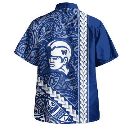Waimea High School Hawaiian Shirt Tribal Polynesian Pride Style