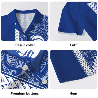 Waimea High School Hawaiian Shirt Tribal Polynesian Pride Style
