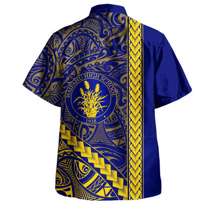 Waipahu High School Hawaiian Shirt Tribal Polynesian Pride Style
