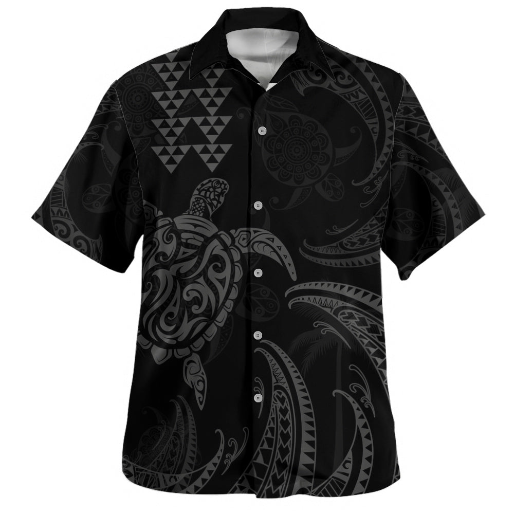Hawaii Hawaiian Shirt Polynesian Turtle Tribal Ocean Spirit