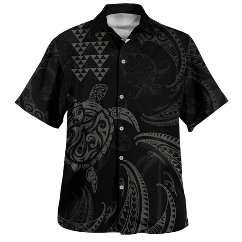 Hawaii Hawaiian Shirt Polynesian Turtle Tribal Ocean Spirit