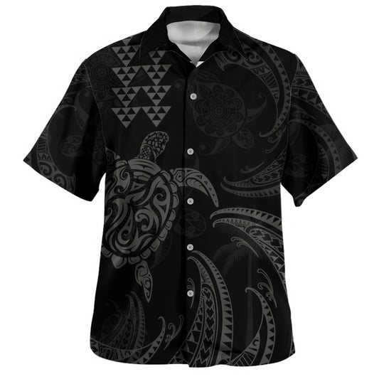 Hawaii Hawaiian Shirt Polynesian Turtle Tribal Ocean Spirit