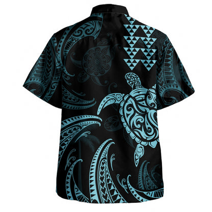 Hawaii Hawaiian Shirt Polynesian Turtle Tribal Ocean Spirit