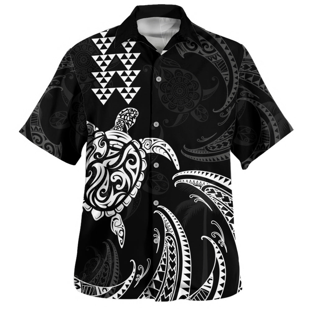 Hawaii Hawaiian Shirt Polynesian Turtle Tribal Ocean Spirit