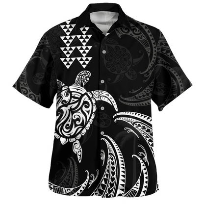 Hawaii Hawaiian Shirt Polynesian Turtle Tribal Ocean Spirit