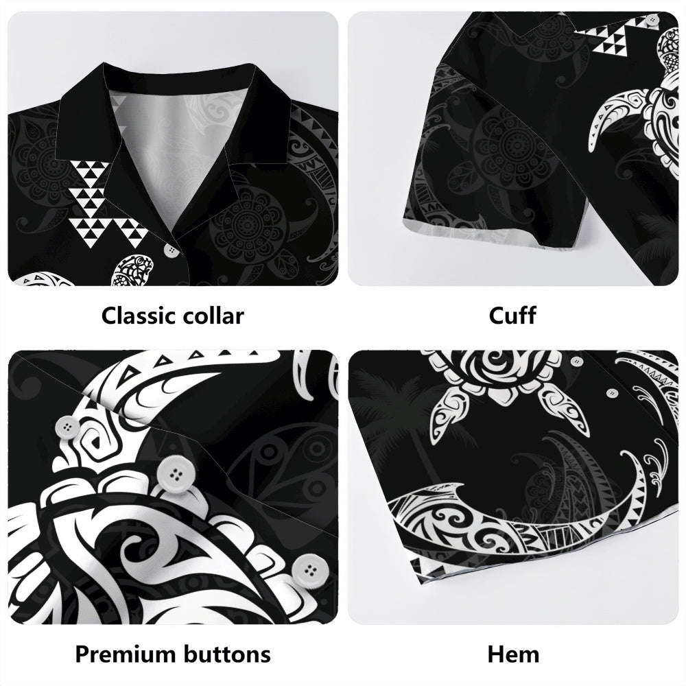 Hawaii Hawaiian Shirt Polynesian Turtle Tribal Ocean Spirit