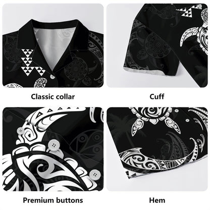 Hawaii Hawaiian Shirt Polynesian Turtle Tribal Ocean Spirit