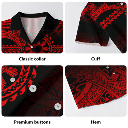 Philippines Filipinos Hawaiian Shirt Polynesian Tribal Sun Tribal Legacy