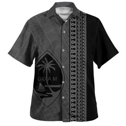 Guam Hawaiian Shirt Island Crest Chamorro Tribal Heritage