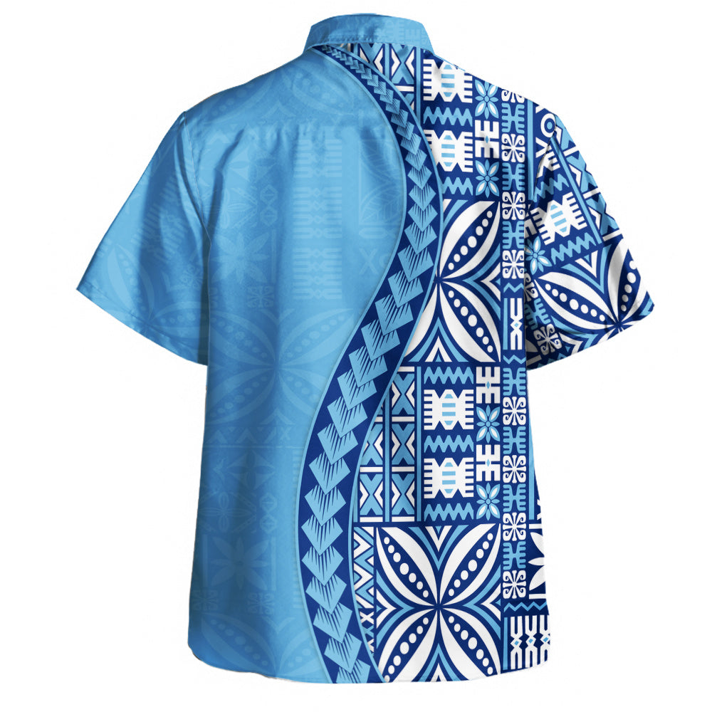 Fiji Hawaiian Shirt Island Crest Traditional Fijian Tribal Heritage