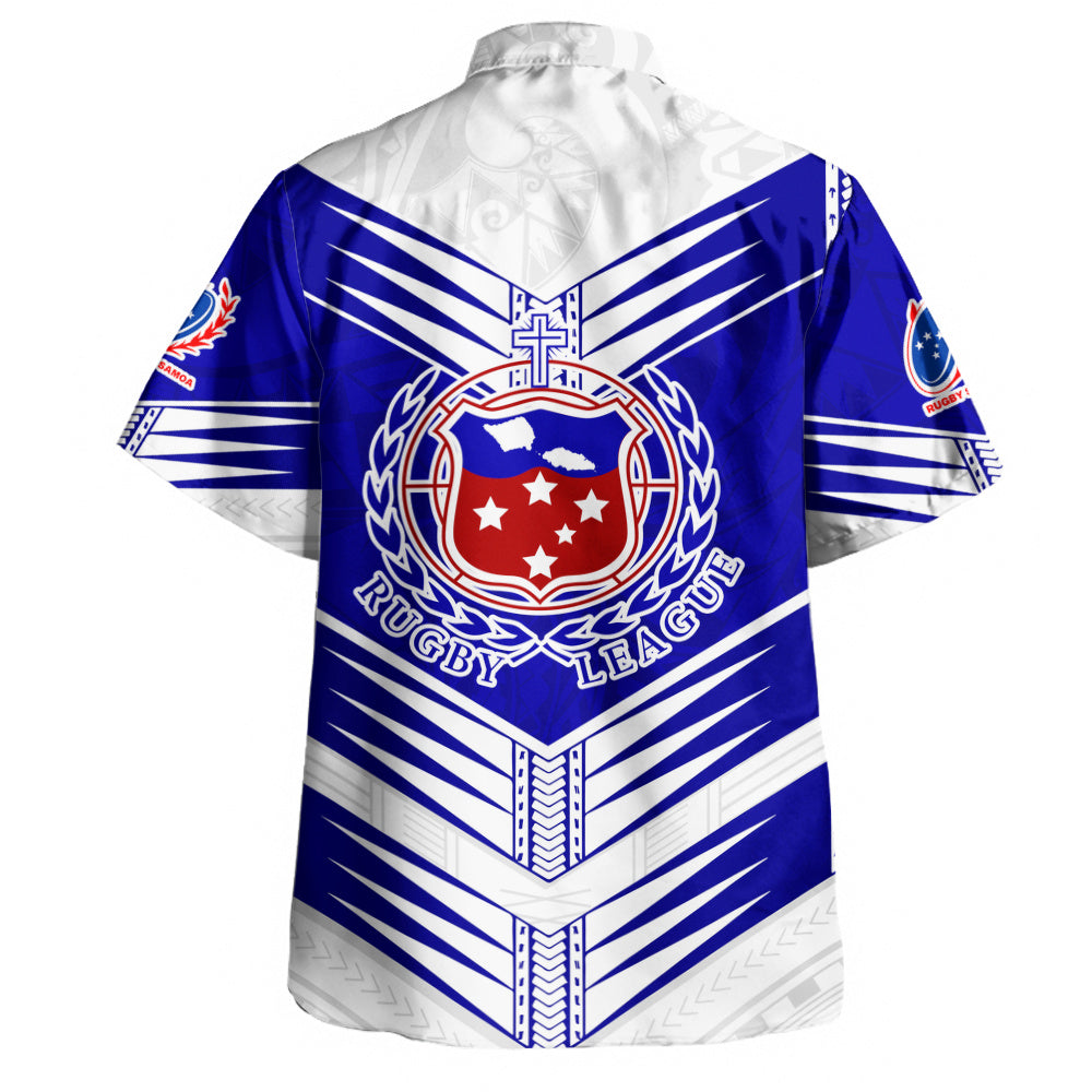 Samoa Hawaiian Shirt Toa Samoa Rugby Polynesian Tribal Pride Style