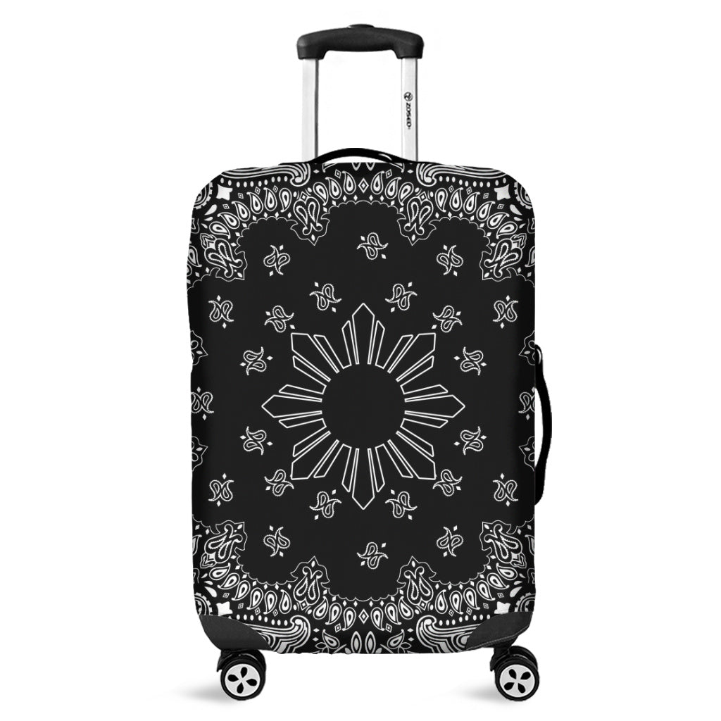 Philippines Filipinos Luggage Cover Sun Bandana Paisley Print Heritage