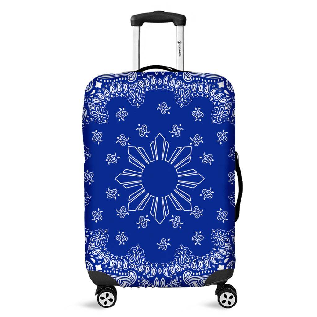 Philippines Filipinos Luggage Cover Sun Bandana Paisley Print Heritage