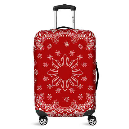 Philippines Filipinos Luggage Cover Sun Bandana Paisley Print Heritage