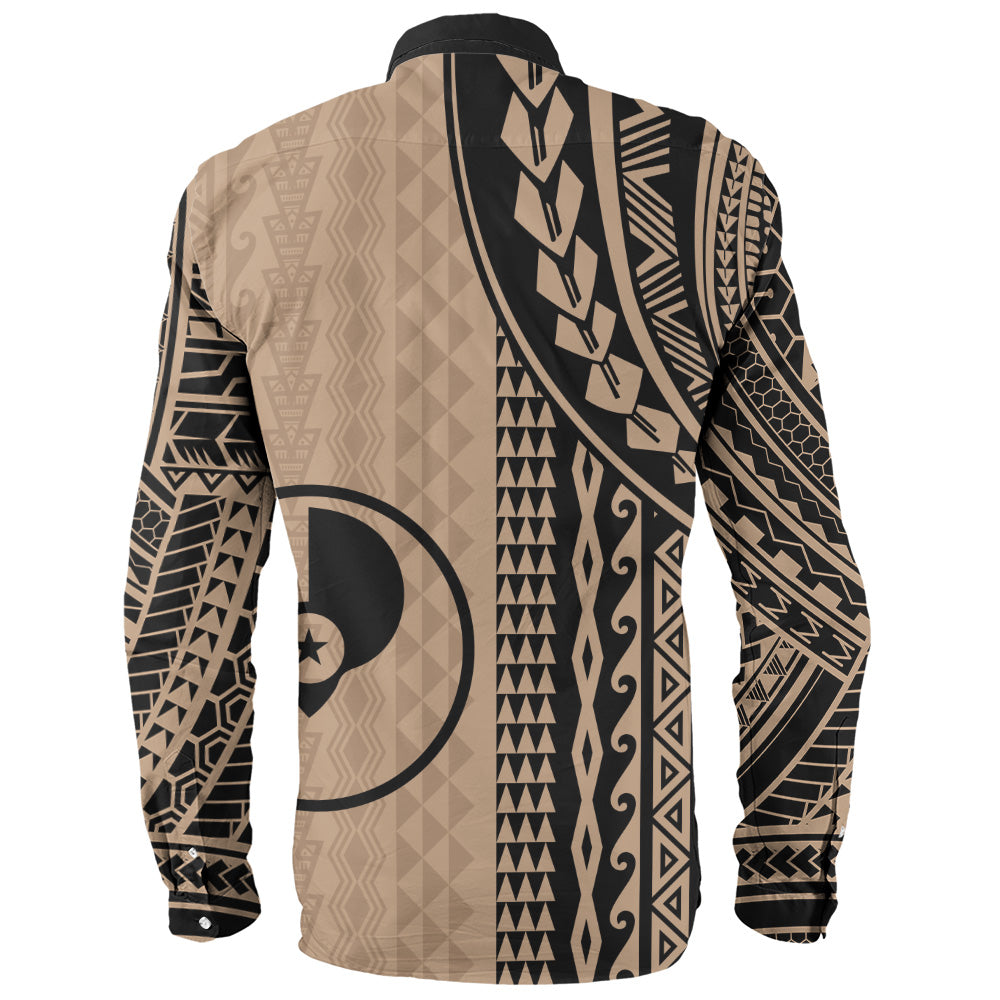 Yap State Long Sleeve Shirt Polynesian Tattoo