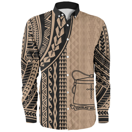 Tokelau Long Sleeve Shirt Polynesian Tattoo