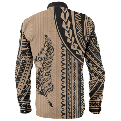 New Zealand Long Sleeve Shirt Polynesian Tattoo