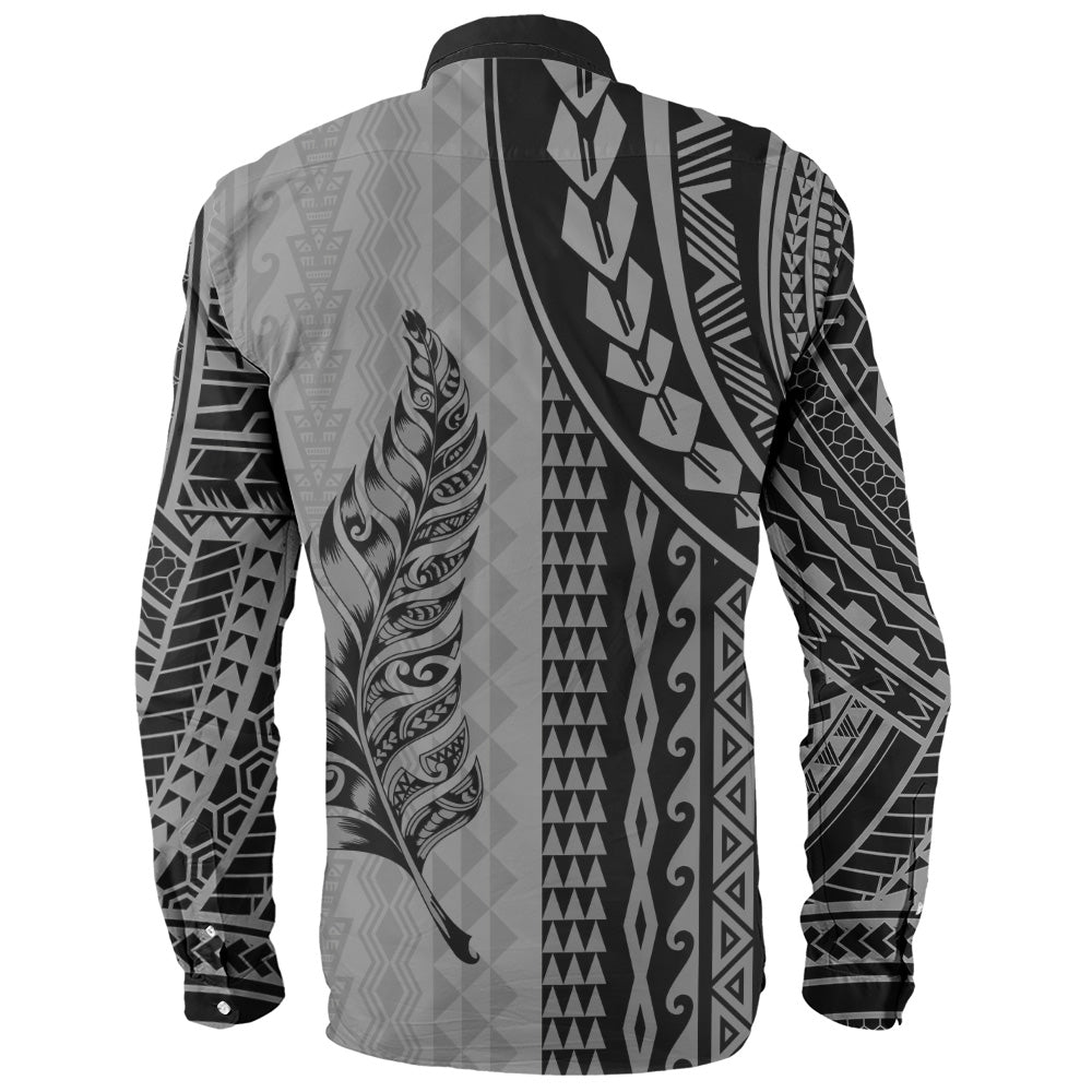 New Zealand Long Sleeve Shirt Polynesian Tattoo