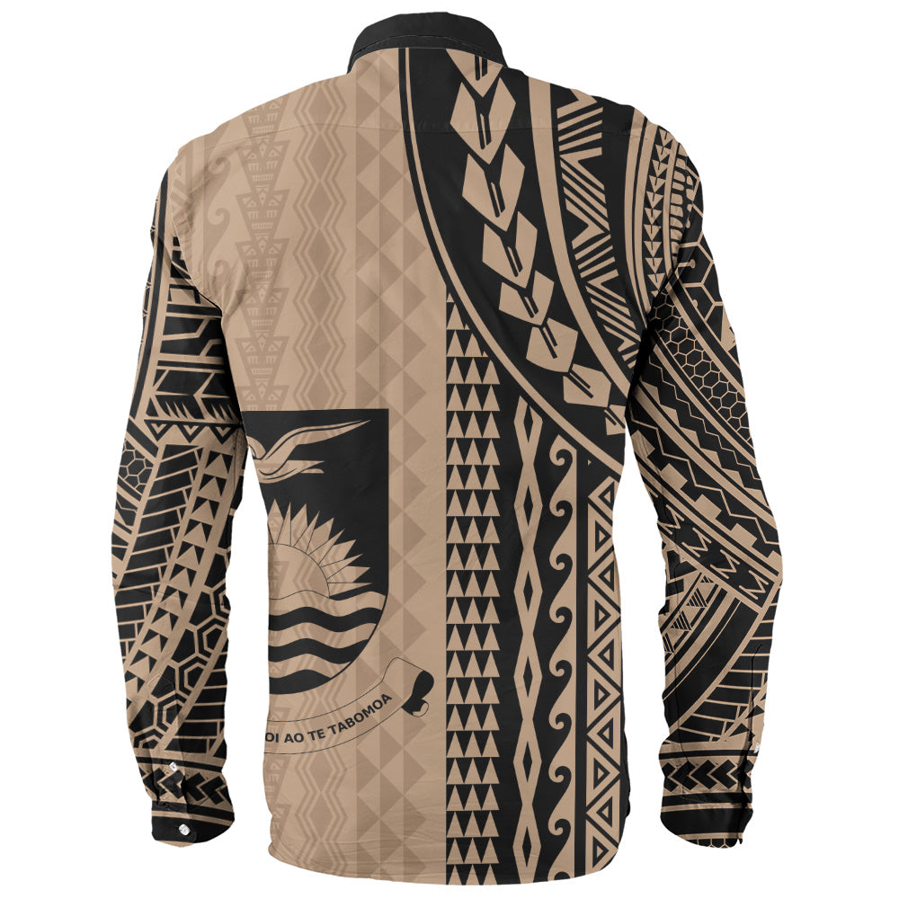 Kiribati Long Sleeve Shirt Polynesian Tattoo