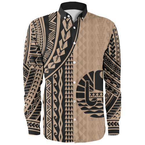 Tahiti Long Sleeve Shirt Polynesian Tattoo